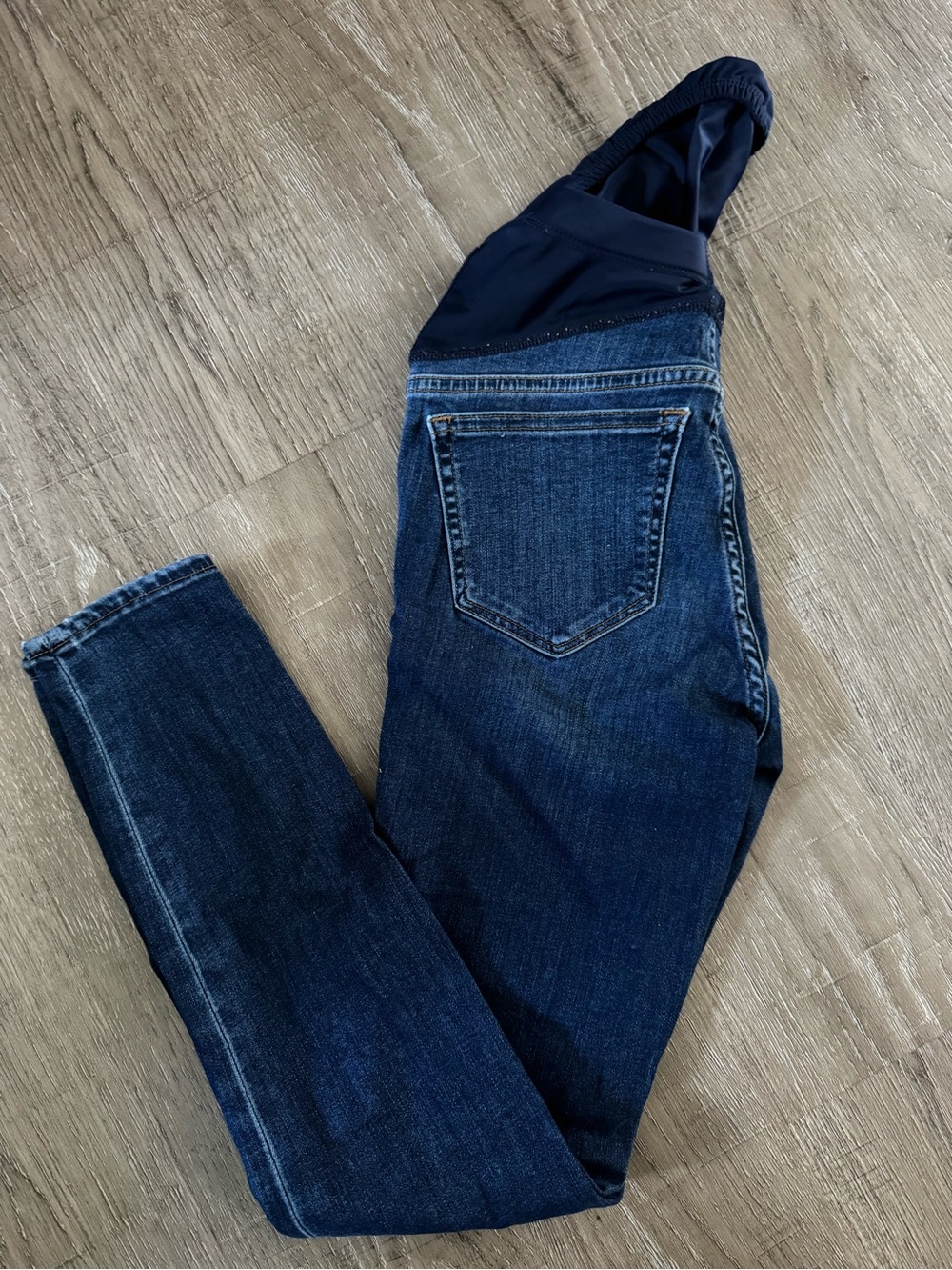J. Crew Dark Blue Skinny Maternity Jeans